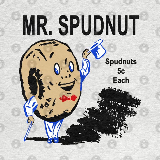 Mr. Spudnut. Mascot. Spudnuts Donuts by fiercewoman101